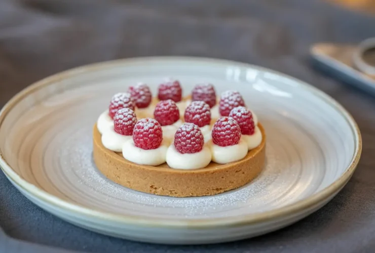 Raspberry & White Chocolate Tart Recipe