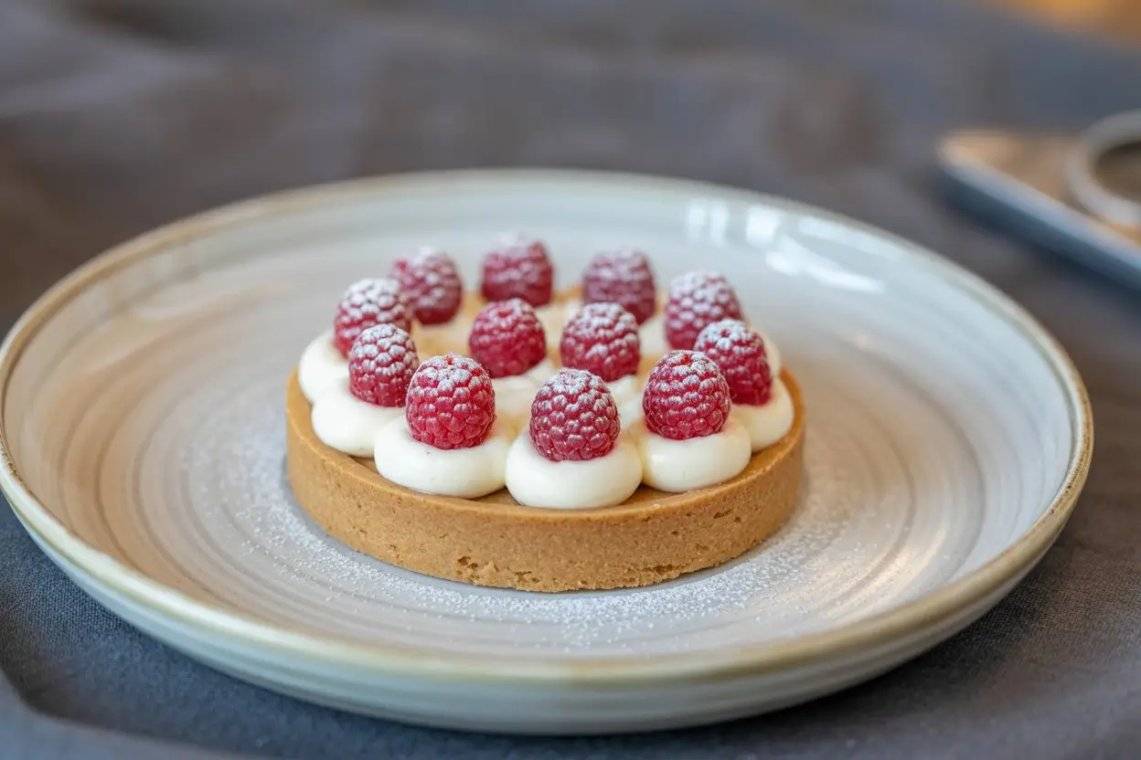 Raspberry & White Chocolate Tart Recipe