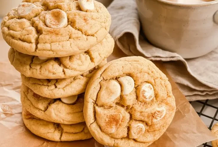 The Coziest Gluten-Free Pumpkin Snickerdoodles With White Chocolate!