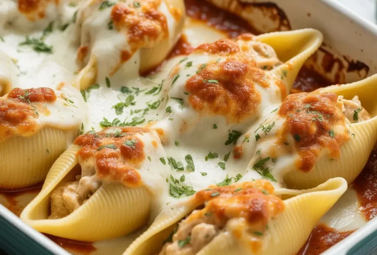Creamy Cajun Chicken Stuffed Shells