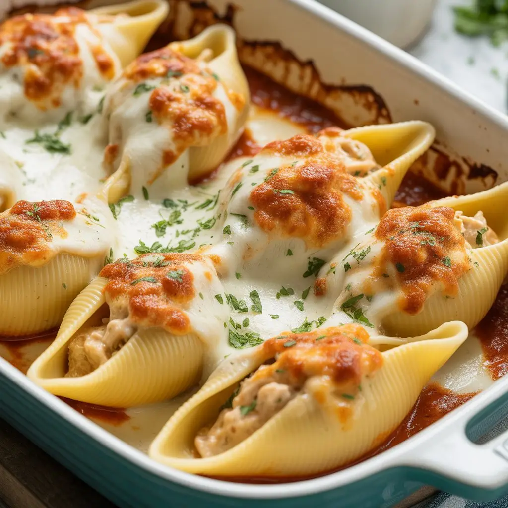 Creamy Cajun Chicken Stuffed Shells