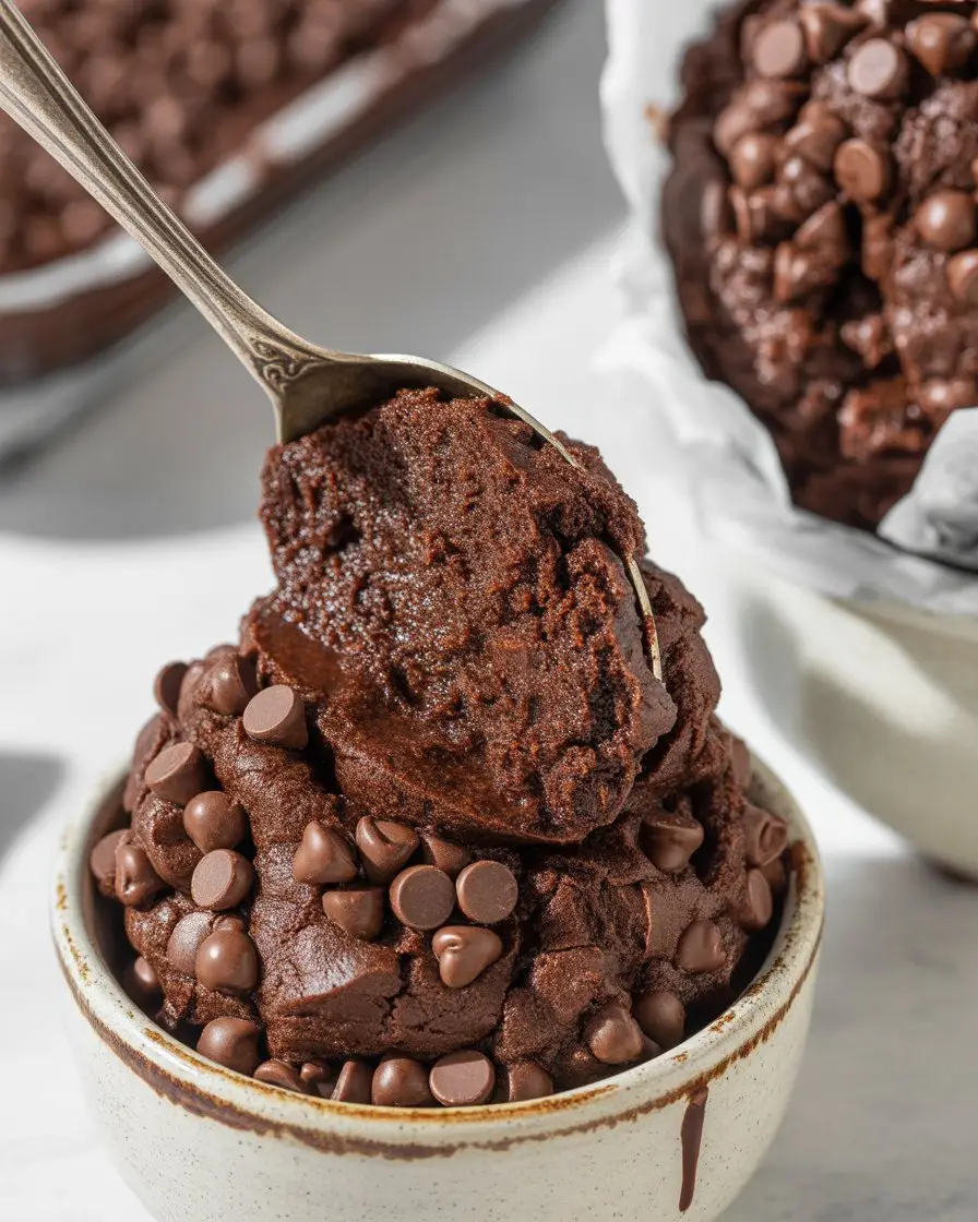 Edible Brownie Cookie Dough