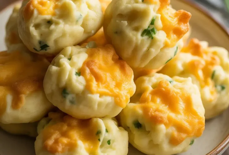 Mashed Potato Cheese Puffs