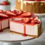 Creamy Strawberry Cheesecake