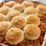 Sloppy Joe Biscuit Casserole