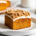 Pumpkin Coffee Cake with Crumb Topping