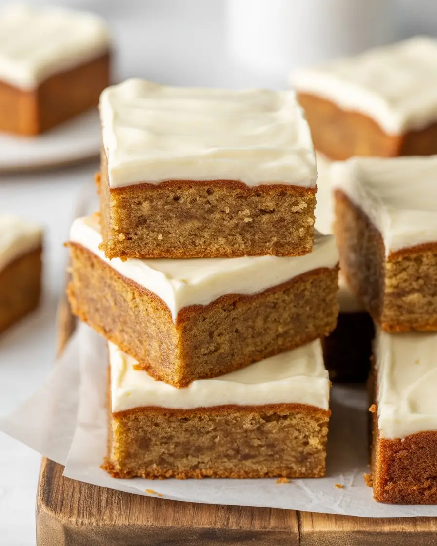Banana Bread Bars with Cream Cheese Frosting